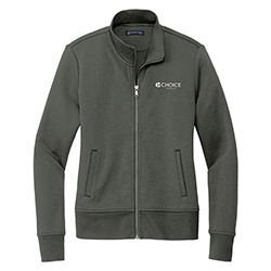 BROOKS BROTHERS WOMEN'S DOUBLE-KNIT FULL-ZIP